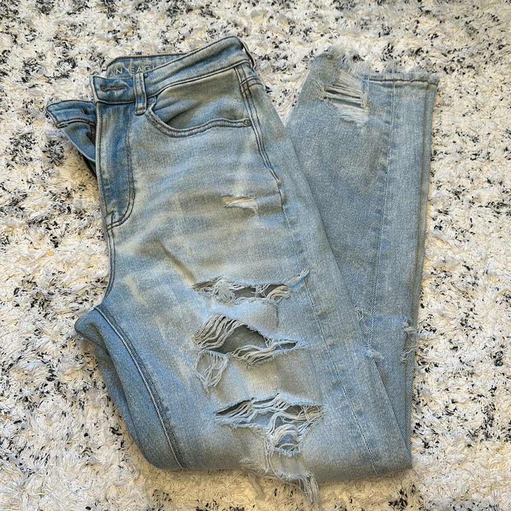 American eagle stretch mom Jean